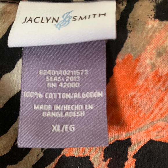 Jaclyn Smith Size XL Animal Print Shift - Picture 5 of 9